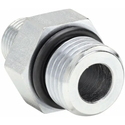 PARKER 8-3/8 F5OF-S Steel Hydraulic Extreme-Pressure Pipe Adapter - Hydraulic Threaded Extreme-Pressure Pipe Fittings