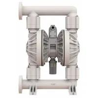 VERSAMATIC Double Diaphragm Pump: Polypropylene Body, 2 in, Flange Connection, 177 gpm, Buna-N Valve (MPN E2PA2D229C)