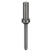 Inch-dimensioned blind rivet with a dome head profile for general-purpose fastening where only one side is accessible. Body length 41/64 in, overall length 1 39/64 in. Supplied in a 10-pack