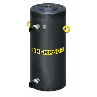ENERPAC Hydraulic Ram: Double Acting, 100 ton Nominal Capacity, 5 in Nominal Stroke Lg - High Cycle Rams