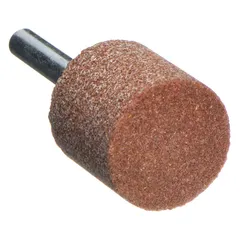 General-purpose mounted point for deburring and finishing carbon steel. Aluminum oxide abrasive with 60 grit and W220 shape. Suitable for precision work on dies, molds, and metal surfaces in industrial maintenance and fabrication.