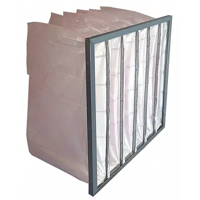 OEM Pocket Air Filter: 24 in x 24 in x 18 in, MERV 13, Pink, Synthetic - MERV 13 Pocket Air Filters