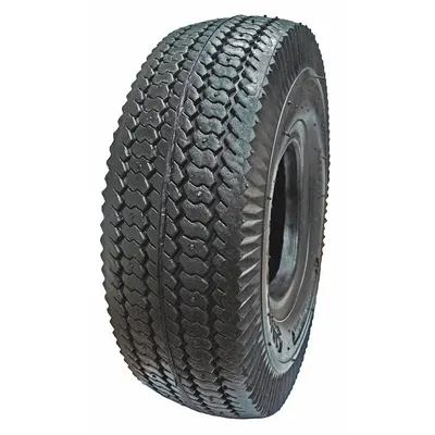 HI-RUN Wheelbarrow Tire: 4.10/3.50-6 Tire Size, Mfr Part # CT1012, Wheelbarrow Tire - Wheelbarrow Tires