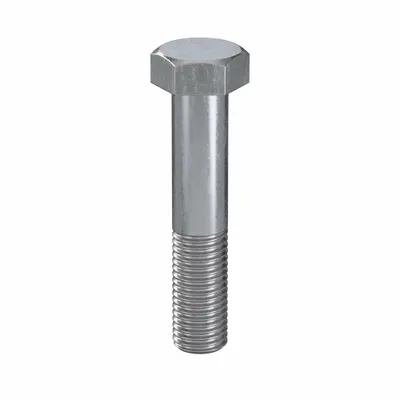 LINDSTROM Hex Head Cap Screw: Steel, Class 8.8, Zinc Plated, M16, Metric, 80 mm lg - Class 8.8 Steel Hex Head Cap Screws