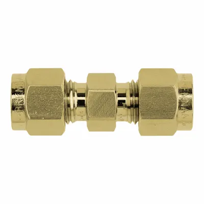 BRENNAN INDUSTRIES N2403-08-06-B Clean & Bagged Double-Ferrule - Clean & Bagged Double-Ferrule Brass Compression Fittings