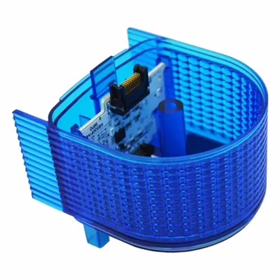 PATLITE Tower Light Module: Steady, 24V DC, Blue, 80 3/16 mm Overall Dia - Steady Light Modules