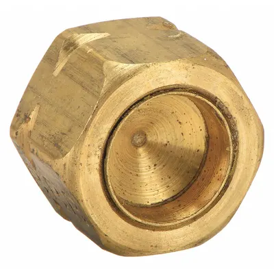 PARKER Self-Aligning Brass Compression Fitting Plug, 1/4 in OD, NPTF, 25 PK - Self-Aligning Brass Compression Fittings