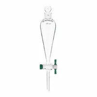 APPROVED VENDOR Separatory Funnel: Borosilicate Glass, 30 mL, 10.6 mm, 85 mm Stem Lg, Colorless (MPN CG-1742-01)