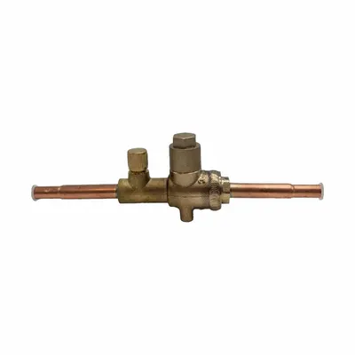 RANCO Ball Valves: 5.4 Cv, 3/8 in Female Sweat, Access Port, No Relief Port - Sweat Connection Refrigeration Ball Valves