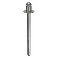 Blind Rivet,1 9/40 in L,1/8 in dia,PK100: Inch, 1 7/32 in Overall Lg, 1/8 in Body Lg, Dome, 100 PK (MPN PSS42-1B)