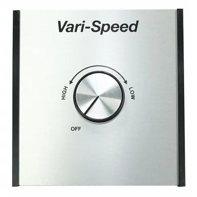 VES ENIRONMENTAL SOULTIONS Speed Control: Dial, SPST, 3 Switches or Dials, 277V AC, Aluminum Plate - Dial Fan Speed Controls