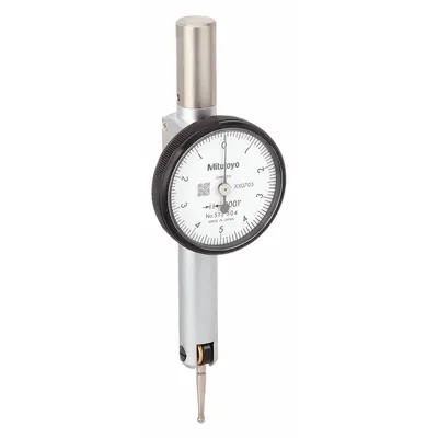 MITUTOYO 513-504-10E Horizontal Dial Test Indicator, Inch, +/- 0.0002 in - Dial Test Indicators - Horizontal & Tilted-Face Styles