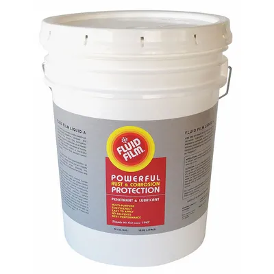 FLUID-FILM Corrosion Inhibitor: Wet Lubricant Film, Medium, Long, 5 gal Container Size - FLUID FILM Corrosion Inhibitor