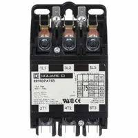 SQUARE D Definite Purpose Contactor: 3 Poles, 208-240V AC, 75 A, Non-Reversing (MPN 8910DPA73RV09)