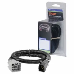 Pre-wired harness for connecting a brake controller to a tow vehicle's electrical system. Measures 24 inches overall length, 1 inch width, and 1 inch height. Used in fleet and vehicle maintenance for trailers, RVs, and commercial trucks.