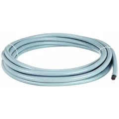 Unshielded continuous flexing tray cable with 16 AWG conductors and 18 conductors. PVC jacket in gray. Minimum bend radius 5 x OD fixed, 7.5 x OD flexible. Sold by the foot. Suitable for exposed run tray applications in continuous-flexing environments such as cable carriers or drag chains.