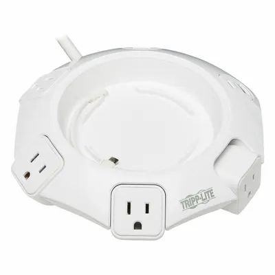 TRIPP LITE Outlet Strip: 4 Outlets, 10 ft Cord Lg, 1,080 J Rated Energy, 4.8 A Current - Tabletop Surge Protectors