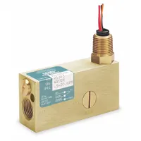 GEMS SENSORS Air Flow Switch: Piston, Brass, 1/2 in FNPT, 1/2 in Connection Size, FNPT, SPDT, Adj (MPN FS-10798, 25365)