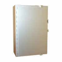HAMMOND Electrical Enclosure: Stainless Steel, 24 in x 16 in x 8 in, NEMA 12/13/3R/4/4X, w/Panel (MPN 1418N4SSH8)