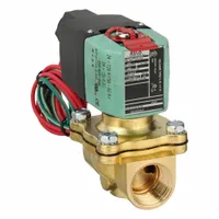REDHAT Solenoid Valve: 2-Way, Normally Closed, 3/4 in Pipe Size, 24 to 120V AC/DC, Watertight (MPN 8210P095LF 24-120)