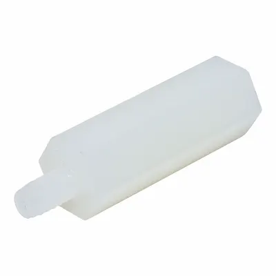 OEM Hex Nylon Male-Female Standoff, M4x0.70 Thread, 31 mm Length, 6/6 Nylon, Plain - Plastic Male x Female Standoffs