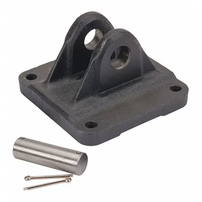 SMC Double Clevis: Clevis, Fits 180 mm Bore Dia - Clevis Mounting Hardware