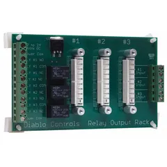 Triple card rack for vehicle detectors, designed for use with the Tri-Axis Detection (TRIAD®) System. Includes a relay. Compatible with Diablo detectors DSP-40, DSP-50, DSP-55, DSP-13, and AVI-40. Overall dimensions: 7/10 in length, 5 in height, 3 in width.