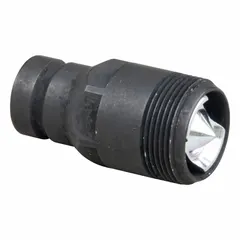 Plug-type hydraulic coupler nozzle for use with WCA and WPA couplers. Seals the coupling system to prevent fluid leakage and contamination in hydraulic circuits. Suitable for industrial applications such as clamping, pressing, and lifting systems.