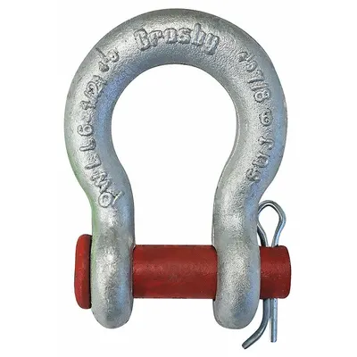 CROSBY Anchor Shackle: Anchor Shackle, 9,500 lb Working Load Limit, 3/4 in Body Thick - Anchor Shackles