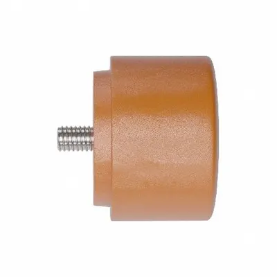 AMERICAN Replacement Hammer Tip: Soft, Urethane, 2 in Dia, 3/8-16 Thread Size, Threaded - Replacement Faces & Tips