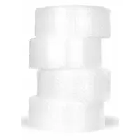 BUBBLE WRAP Bubble Rolls: 1/2 in Bubble Size, 12 in Roll Wd, 250 ft Roll Lg, Clear, 4 PK (MPN 100002526)