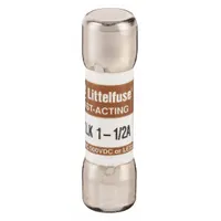 LITTELFUSE Fuse: KLK Series, Midget, Fast-Acting, 1.5 A, 600 V AC, 500 V DC, 13/32 in x 1 1/2 in (MPN KLK01.5)