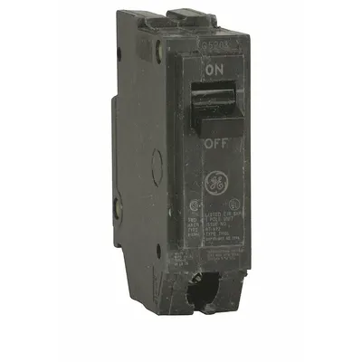 GE Miniature Circuit Breaker: THQC, 50 A, 120/240V AC, Single Phase, 10kA at 120/240V AC - THQC & THHQC Series, Unit-Mount GE Miniature Circuit Breakers