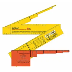 Testing rod for verifying alignment and function of safety light curtains in industrial automation. Simulates an obstruction to check detection zones during setup or maintenance.