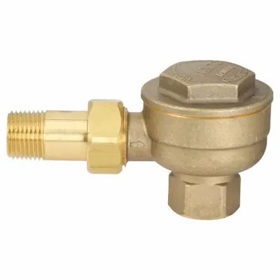 BELL & GOSSETT Steam Trap: Brass Body, Angle Design, 162 lb/hr, 1/2 in FNPT Inlet - Brass Angle Thermostatic Steam Traps
