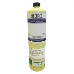 Calibration gas mixture containing 50 ppm carbon monoxide in a background of air. Designed for use with MACURCO CM-12 fixed gas detectors. Includes a Certificate of Analysis. Used to verify and adjust the accuracy of gas detection equipment.