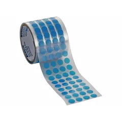 These polyester film masking tape discs are designed for high-temperature masking applications such as powder coating, painting, and plating. Each disc measures 3/8 inch in diameter with a 2 mil thickness, supplied on a 72-yard roll. The tape withstands bake cycles up to 425 °F, protecting threaded holes and ports from overspray. Pack of 2,000 discs.