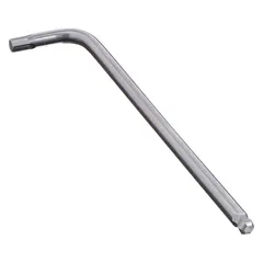 SAE long-arm hex key with 7/64 in tip size and 4 3/4 in arm length. Made of stainless steel for corrosion resistance. Suitable for tightening or loosening hex socket fasteners in confined or hard-to-reach locations.