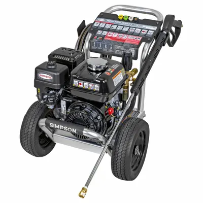 SIMPSON Gas-Powered Pressure Washer: Heavy Duty, Cart, 2,700 psi, 3 gpm - Cold Water Pressure Washers