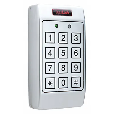 DYNALOCK Keypad, 3 in Width, White (MPN 7300) - Keypads