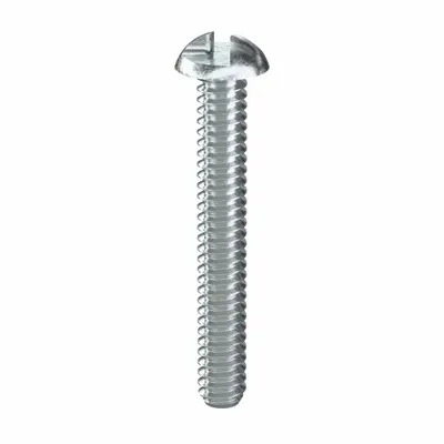 TAMPER-PRUF-SCREW Tamper Resistant Screw: #6-32 Thread Size, 1 in Lg, Steel, Zinc-Plated - Round Head Tamper-Resistant Machine Screws