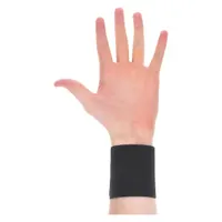 CONDOR Wrist Wrap: Ambidextrous, Universal Ergonomic Support Size, Black, Fits All Sizes