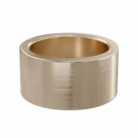 Sleeve Bearing: Bronze, SAE 841, 35 mm Bore, 44 mm OD, 22 mm Lg, 49,938 lb/sq in-fpm Max PV, 5 PK (MPN AAM3544-22B)