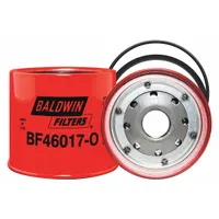 BALDWIN FILTERS Fuel Filter: Spin-On, 3 13/16 in Outside Dia, 1-12 Thread Size, Cellulose, BF46017-O