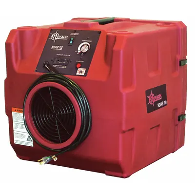 NOVATEK Air Scrubber: Polyethylene, Negative Air Pressure/Particulate Filtration - Heavy-Duty Steel Negative Air Machines