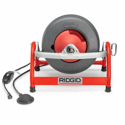 RIDGID Drain Cleaning Machine: Corded, K-3800, For 1 1/2 in to 4 in Pipe, 1/2 in Cable Dia. - Corded Drum Machines