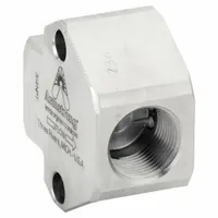 This steam trap connector block is used to connect steam traps to piping in industrial steam systems. It facilitates installation, maintenance, and replacement of steam traps in applications such as process heating, condensate return, and steam distribution networks