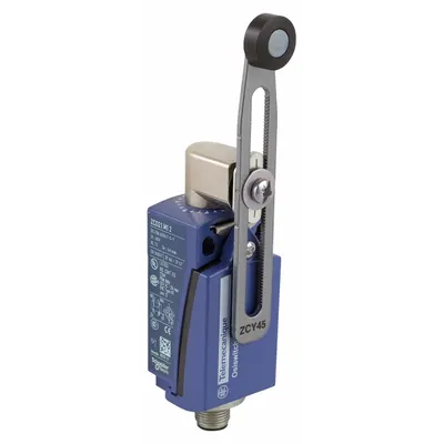 TELEMECANIQUE SENSORS XCKD2145M12 Roller Lever Limit Switch - Roller Lever-Arm Limit Switches