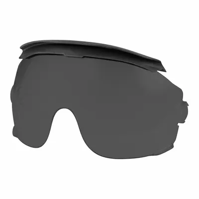 MILWAUKEE Face Shield Visor: 8 1/8 in Overall Wd, 4 3/8 in Overall Ht, Gray, Reusable - General Purpose Replacement Visors