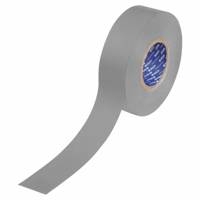 BRADY Floor Marking Tape: Solid, Gray, 2 in x 100 ft, 22 mil Tape Thick - Extra-Durable Floor Marking Tape